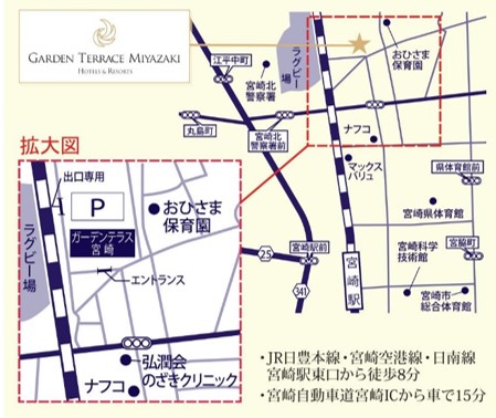 Next-MIC MIYAZAKI2023地図